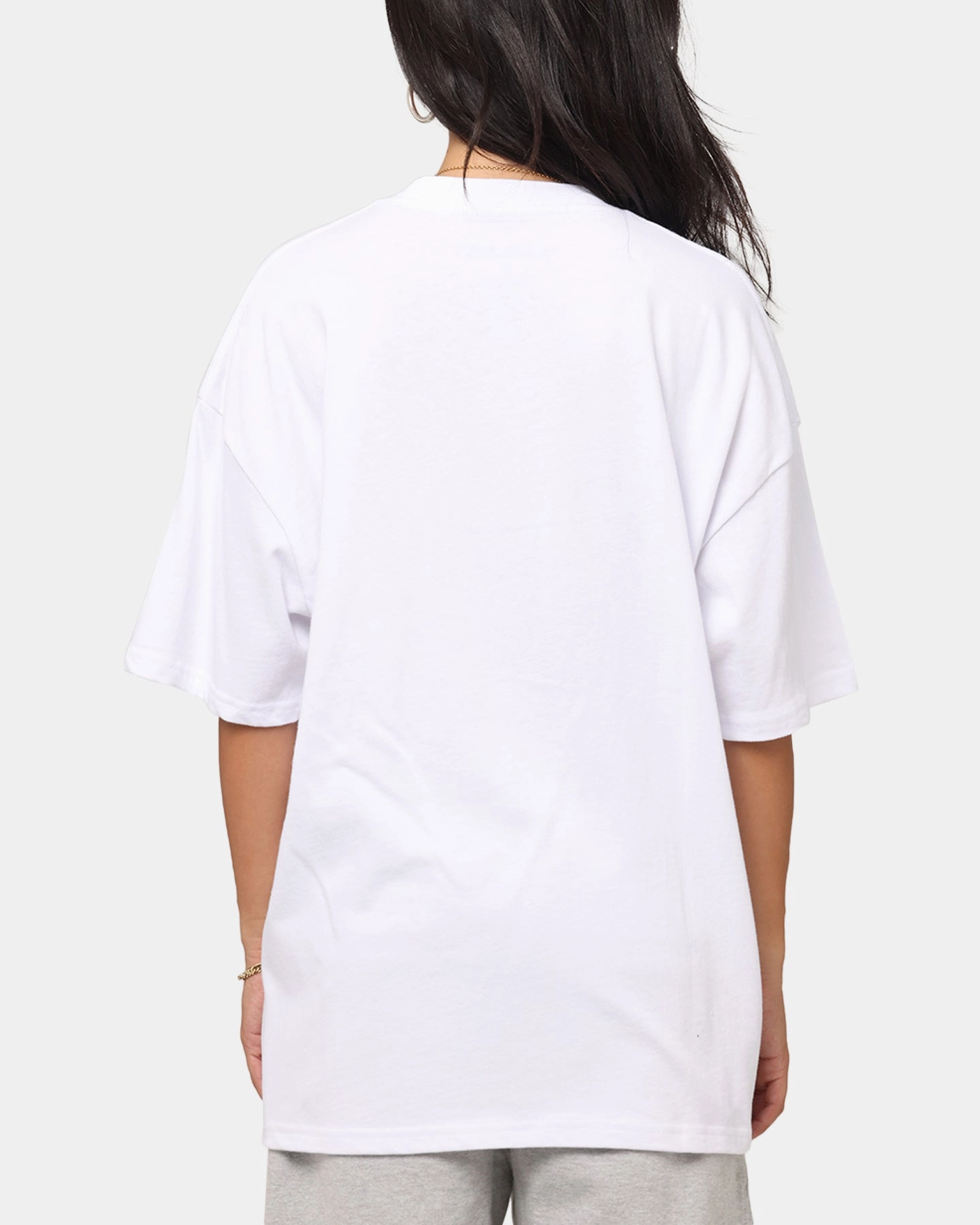 Carre International Script T-Shirt White GarmentWashed Texture