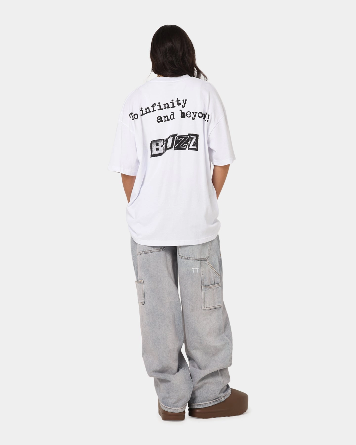 Ventilated Mesh Panels High Durability Material 73 Studio Disney Pixar Toy Story Buzz Lightyear Vintage T-Shirt White