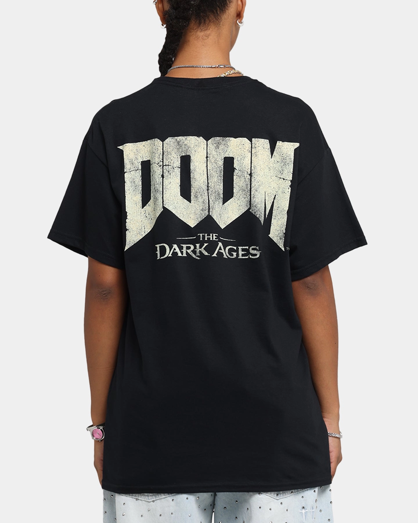Breathable Microfiber 73 Studio X Doom Dark Ages T-Shirt Black