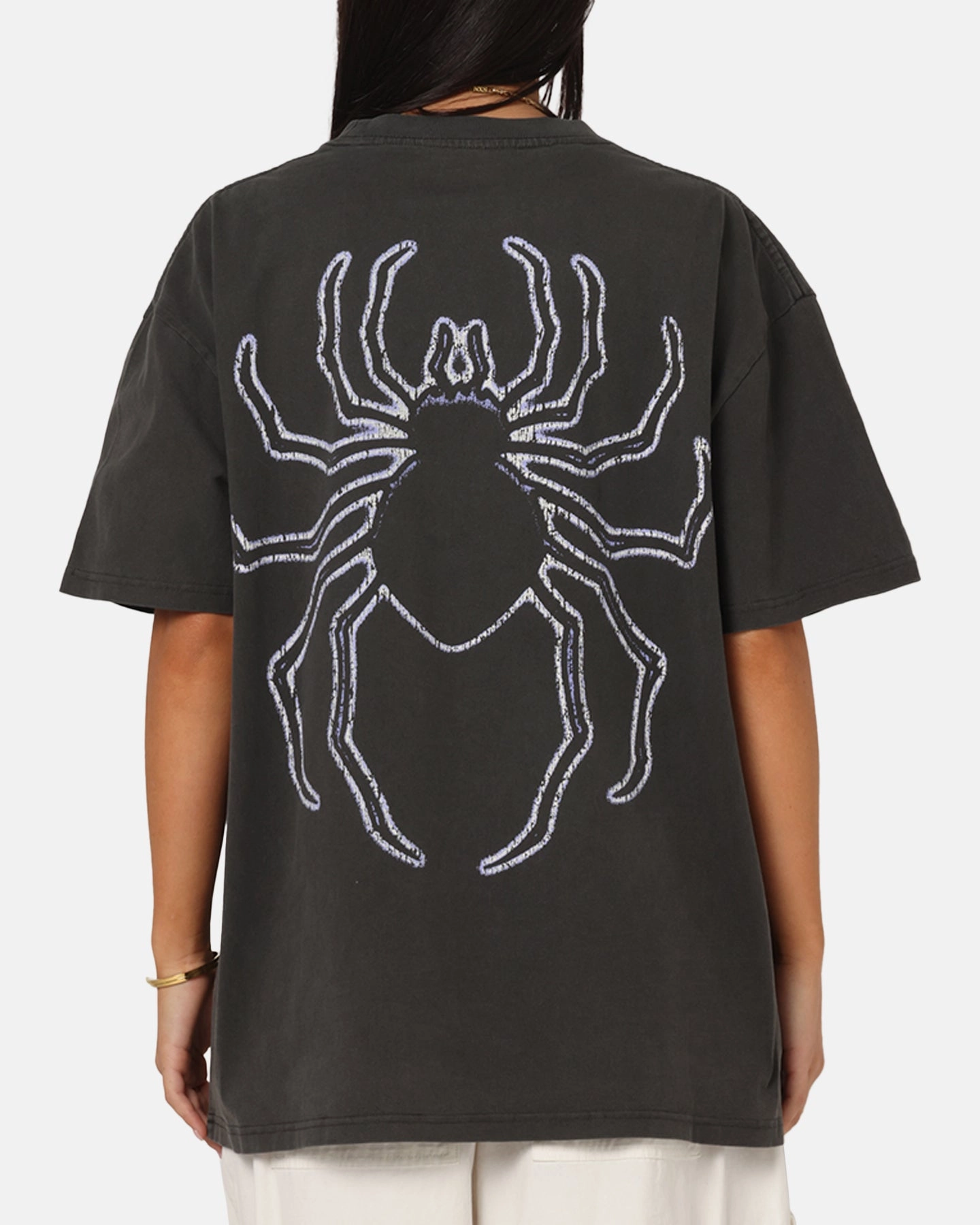 Recycled Polyester Blend Seamless construction 73 Studio X  Hunter X Hunter Hisoka Heavyweight T-Shirt Black Wash