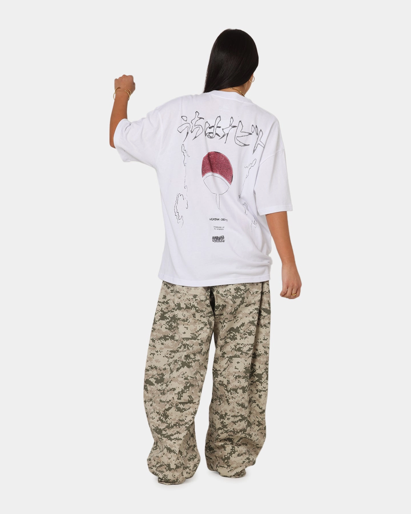 OdorResistantTechnology 73 Studio X Naruto Shippuden Obito Vintage T-Shirt White