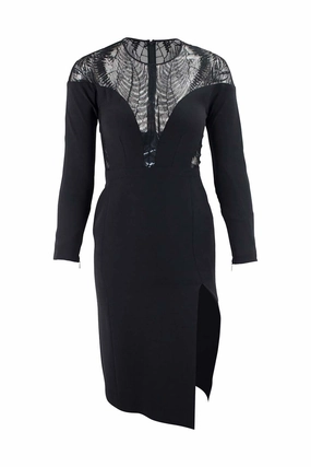 [WW10501] Gucci | Midi Dress Front-Pocket Effortless weekend dress