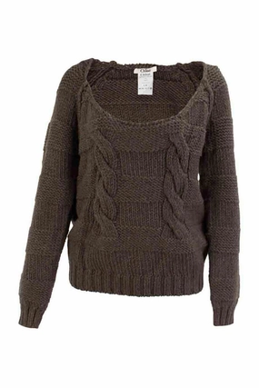 [WW10966] Chlo?? | Knitwear Thermal Insulation Knits Cozy Texture