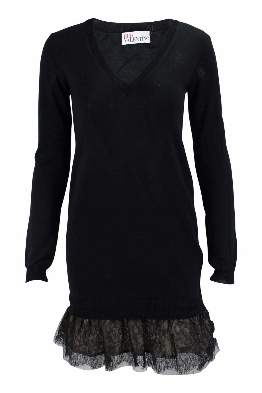 [Ww11279] Red Valentino | Knitwear Ribbed Hem Detail Pure Detail