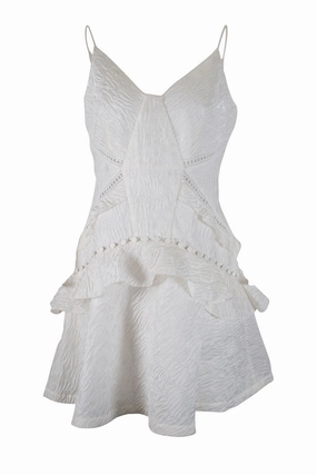 Front Ruffle Spring Ready [WW12816] Self-Portrait | Midi Dress