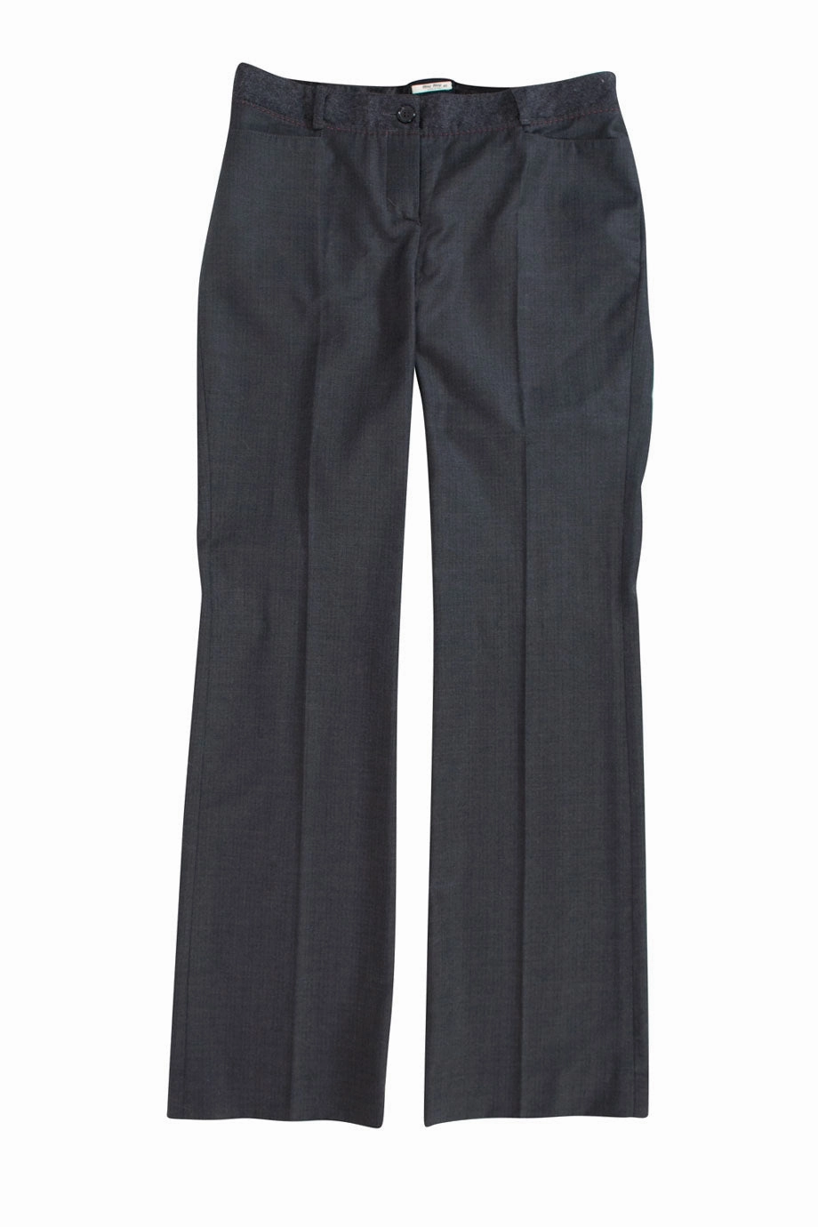 [WW13221] Miu Miu | Dress Pants Comfy Movement Distressed finish