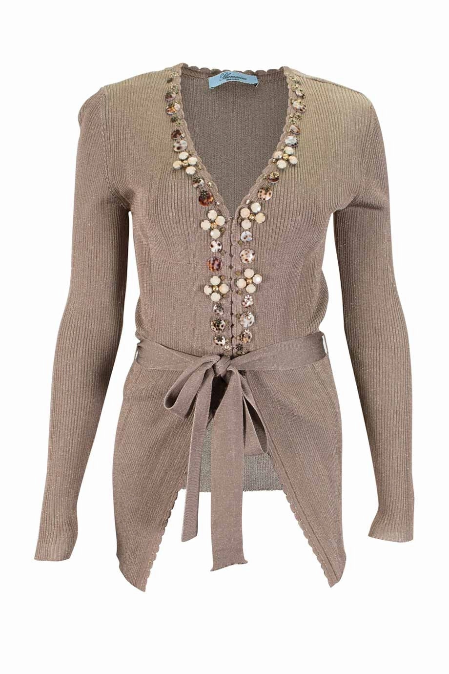 [WW13279] Blumarine | Knitwear Neutral Tone Colorfast Guide Weekend Ready