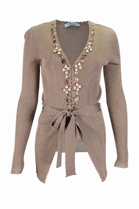 [WW13279] Blumarine | Knitwear Neutral Tone Colorfast Guide Weekend Ready