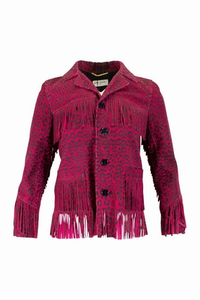 [WW18192] Saint Laurent | Leather Jacket Outdoor Style Fashion Active