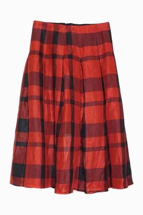 [WW20507] Sacai | Midi Skirt Key Feature Mid Rise
