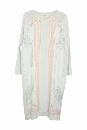 Contrast-Panel Timeless Waist [WW20654] Herm??s | Shift dress