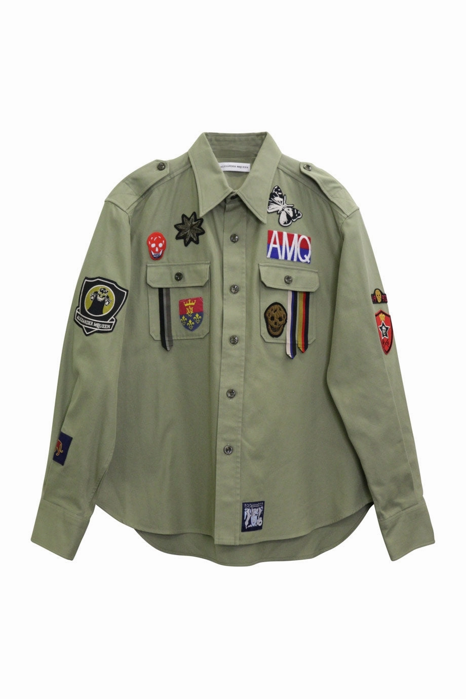 [WW21802] Alexander McQueen | Shirt Reinforced Elbow Patches