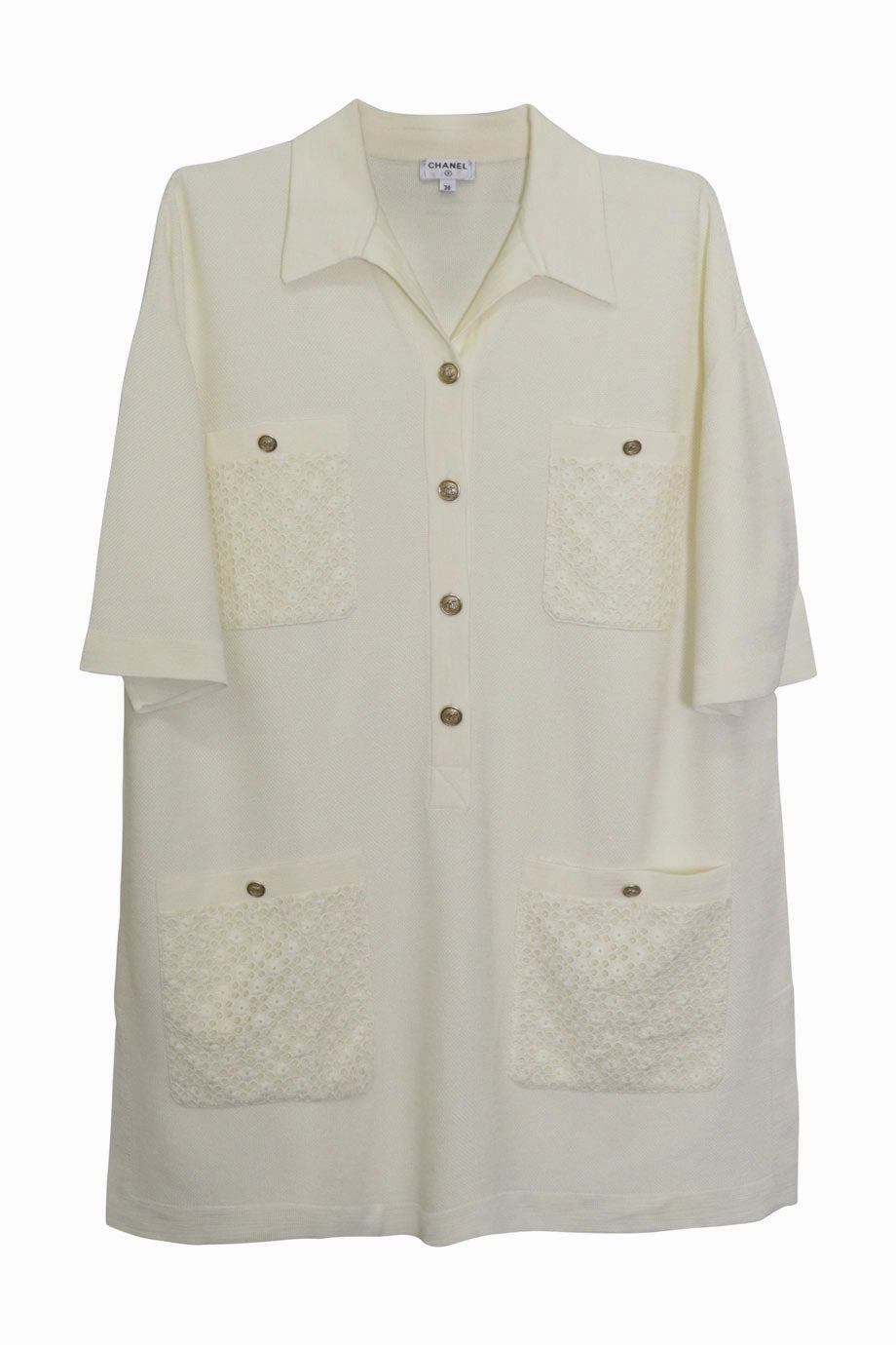 [WW21957] Chanel | Mini Dress Subtle-Print Pastel-Tone