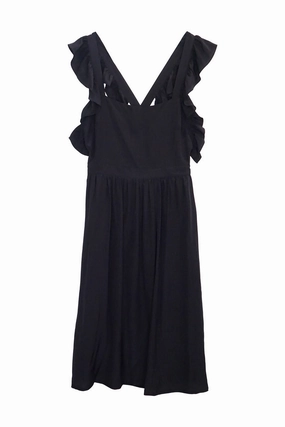 [WW22098] Adriana Degreas | Knee Length Dress Daily Essential Sequin-Detail