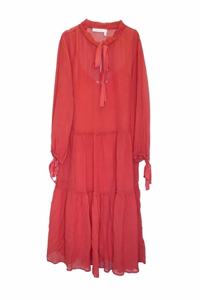 Villa Mood Blush Glow [WW22238] See By Chlo?? | Maxi Dress