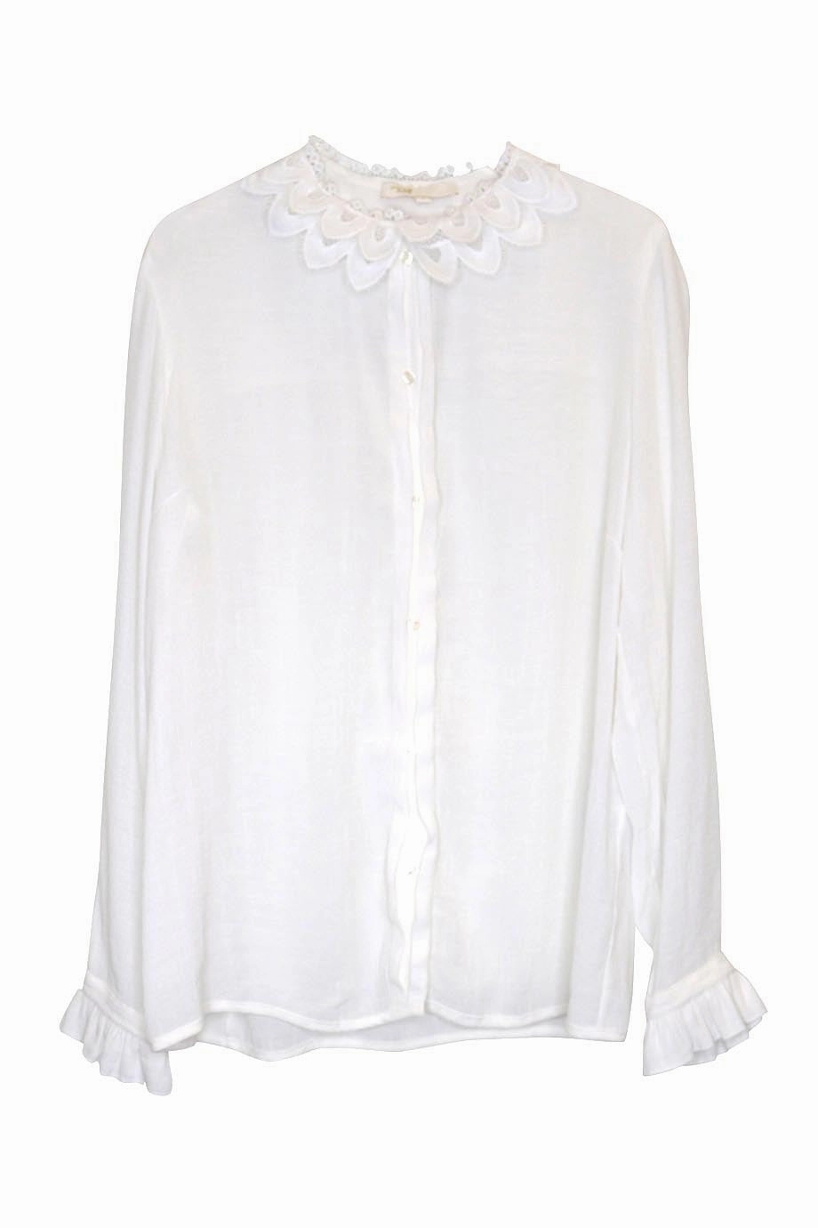 Essential Wardrobe Lace Accent [WW22436] Maje | Shirt