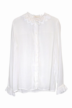 Essential Wardrobe Lace Accent [WW22436] Maje | Shirt