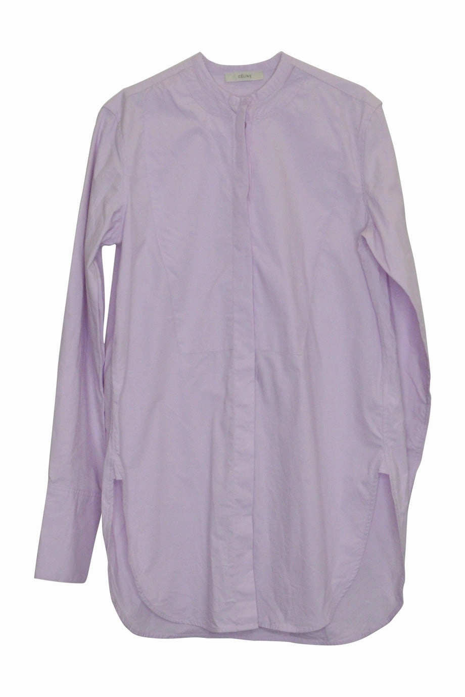 Wrinkle-Free Smooth Zipper Design [WW22832] Celine | Shirt