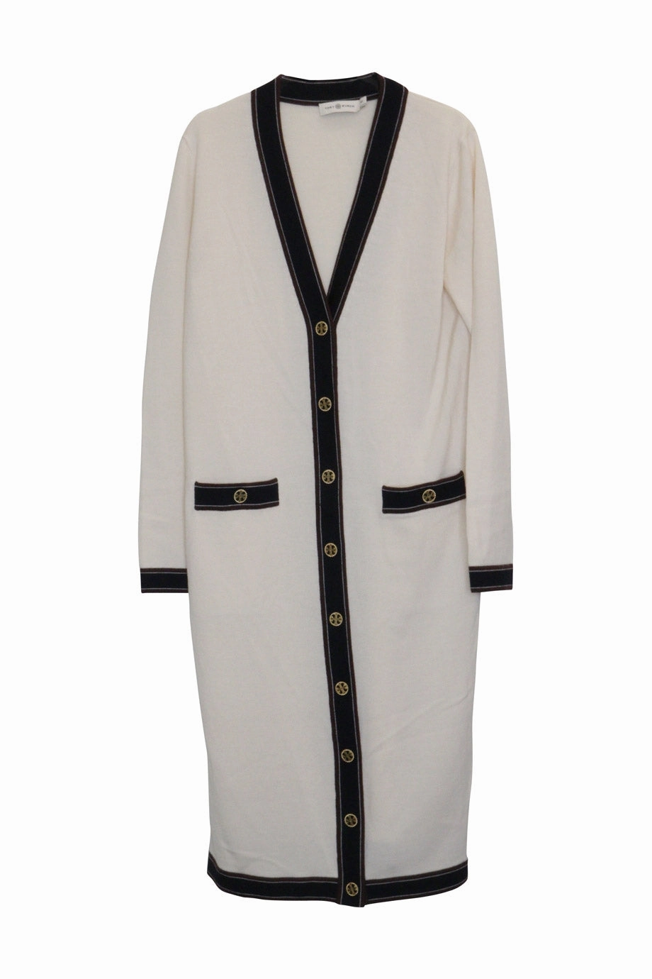 NonRestrictive Cuff Double Layered Collar [WW23020] Tory Burch | Knitwear