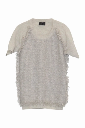 [WW23634] Lanvin | Knitwear Minimalist Button Placket Interlock Knit Body