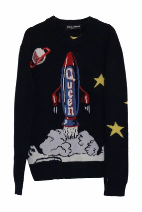 [WW24390] Dolce & Gabbana | Knitwear Organic Cotton Blend