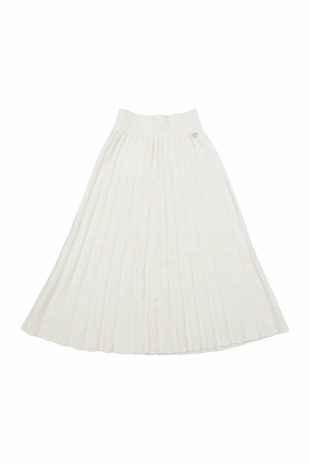 [WW24444] Chanel | Midi Skirt Corduroy texture Limited Edition