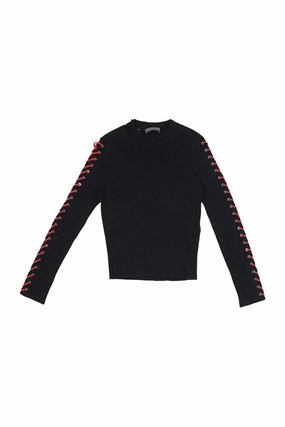 Non Chafing Fabric Biodegradable Fiber Construction [WW30454] Alexander McQueen | Knitwear