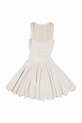 [WW31067] Ala?a | Mini Dress Boat-Neck