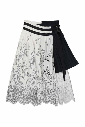 [WW31319] Sacai | Midi Skirt Leg Elongating