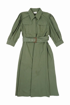 Cozy Wear Feminine Cut [WW31550] Alexander McQueen | Midi Dress