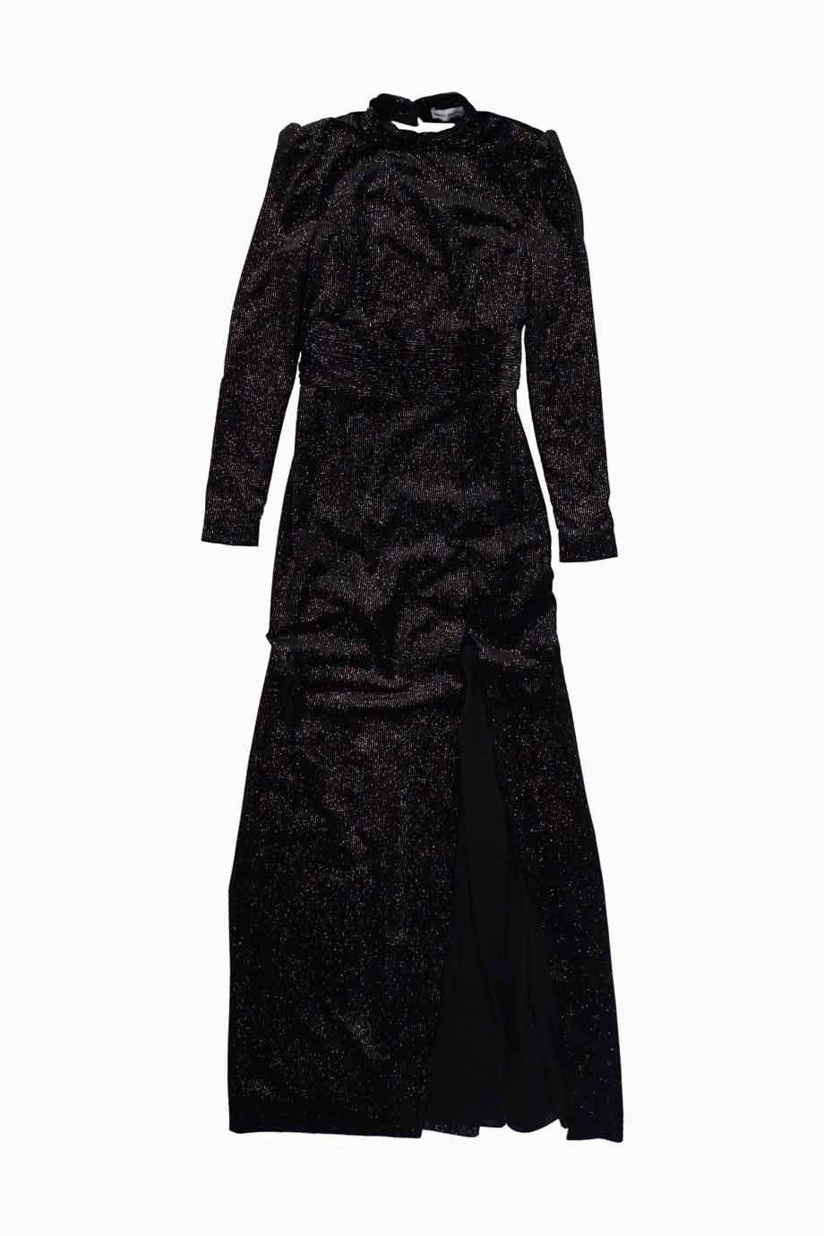 [WW31680] Rebecca Vallance | Maxi Dress Minimalist feel Back-Zip