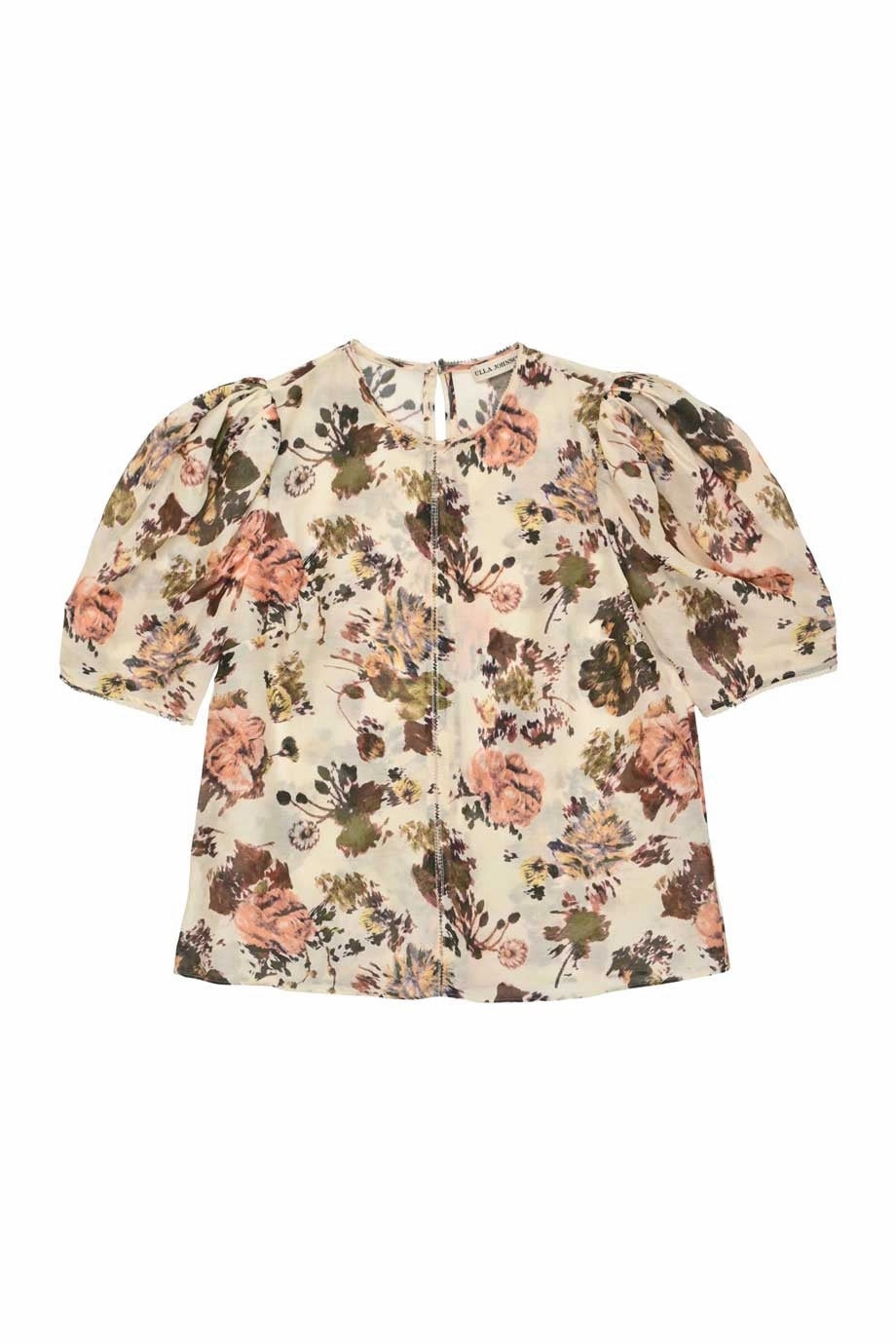 [WW32478] Ulla Johnson | Short sleeve top CollapsibleFrame Weighted Hem Design