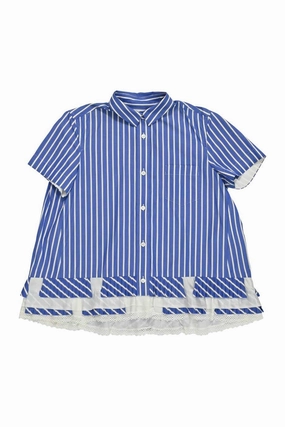 [WW32582] Sacai | Shirt Boho chic Structured Shoulder Support