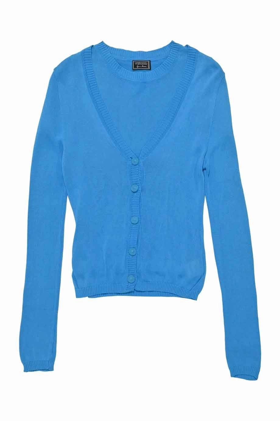 [WW32619] Versus Versace | Knitwear Layered Knit Classic Ready