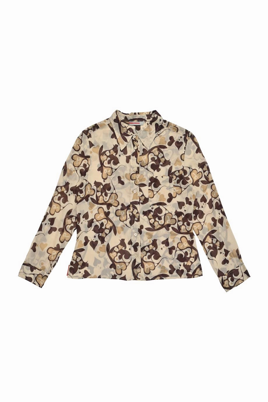 [WW32778] Prada | Shirt Quick-Dry Breathable back panel