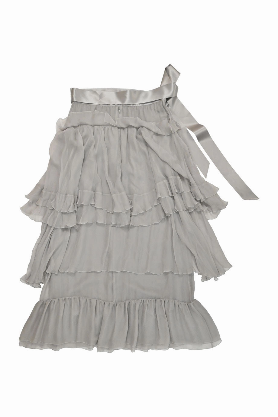 Easy Vibe ruffle trim [WW32961] Chanel | Midi Skirt