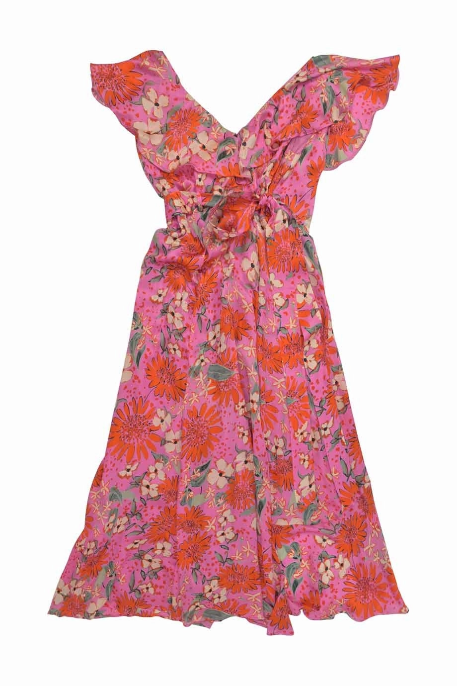 [WW33232] S??zane | Midi Dress Resort Ready Jewel Accent