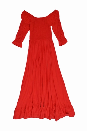 [WW33538] EVARAE | Maxi Dress Comfortable Style Chic Rhythm