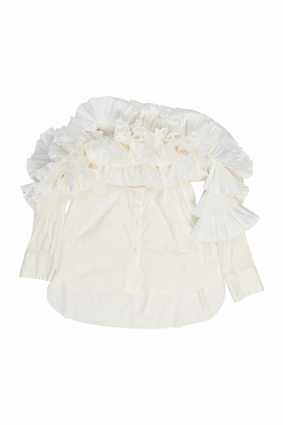 [WW33611] Rosie Assoulin | Shirt Neutral Colors Multi Functional Pockets