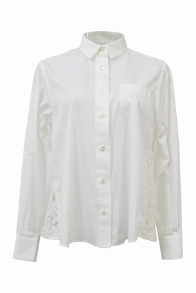 [WW34404] UNLABELED  | Shirt Tailored Style Minimalist Closure