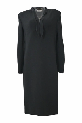 [WW35138] Saint Laurent | Shift dress Night Vibes Chic Tailoring Waist