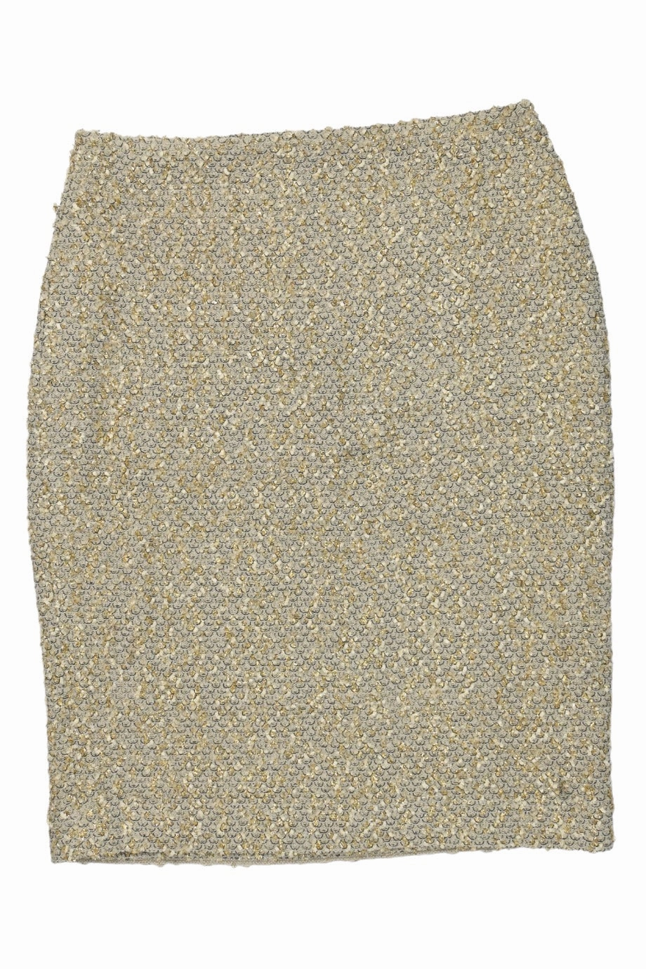 [WW35271] St. John | knee Length Skirt Two Tone Trim