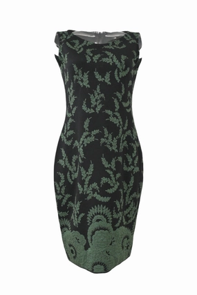 [WW35301] St. John | Knee Length Dress Happy Fit