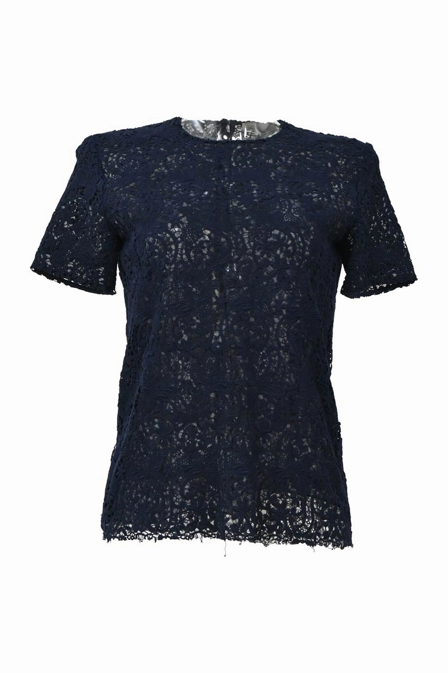 [WW35578] Nina Ricci | Short sleeve top VentilatedBackPanel Stain Repellent Coating
