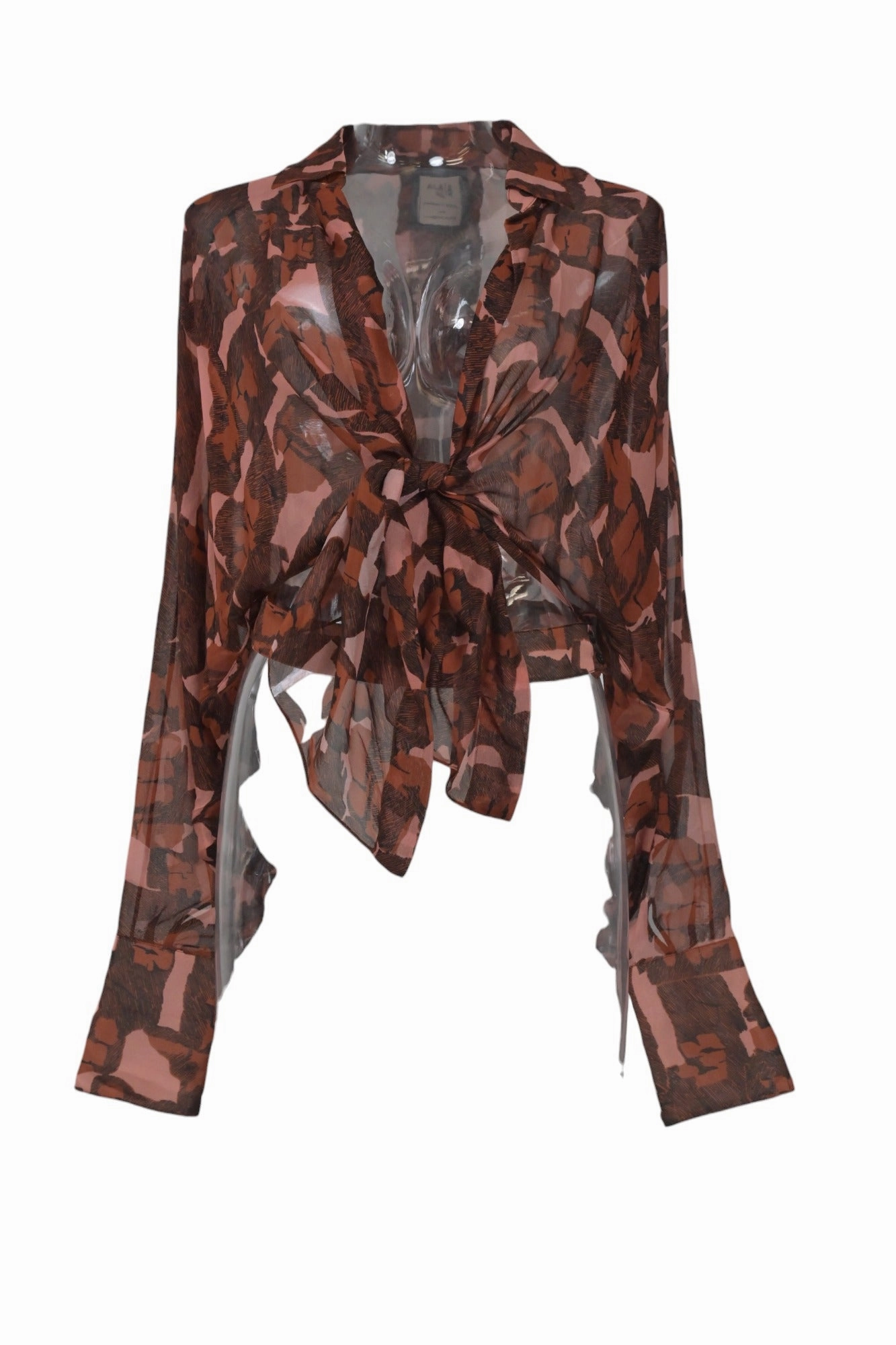 [WW36615] Ala?a | Shirt Patterned Texture Everyday Layer