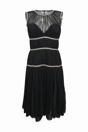 Vibrant Edge [WW37344] Alexander McQueen | Knee Length Dress