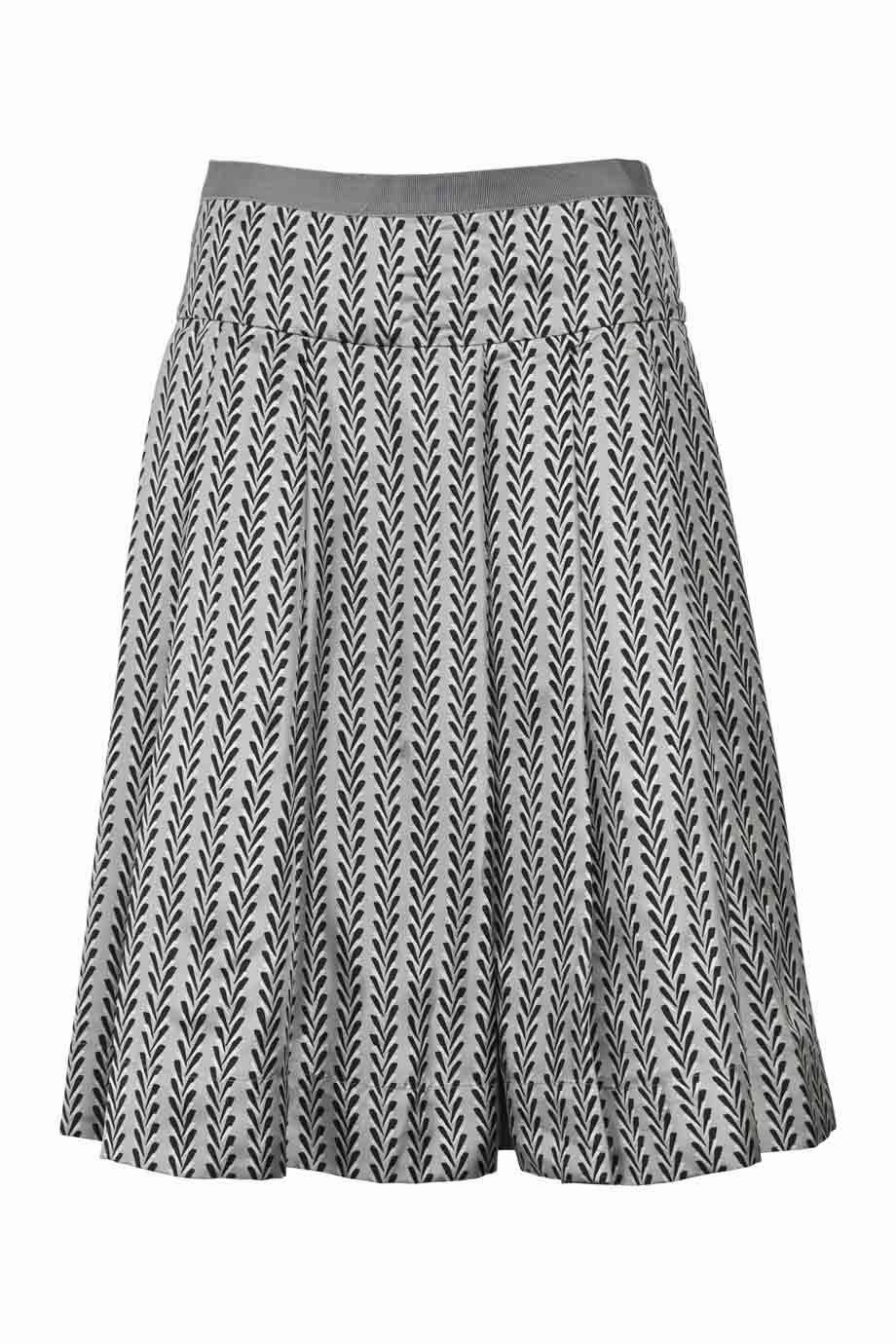 [WW37448] Prada | Midi Skirt Durable Hem