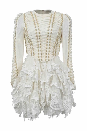 [WW37835] Zimmermann | Mini Dress Fall Silhouette Fashion Option