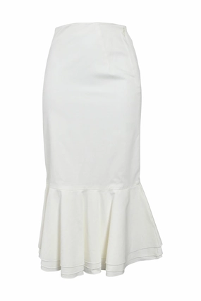 [WW38352] Brock Collection | Midi Skirt Resale Value Travel Vibes