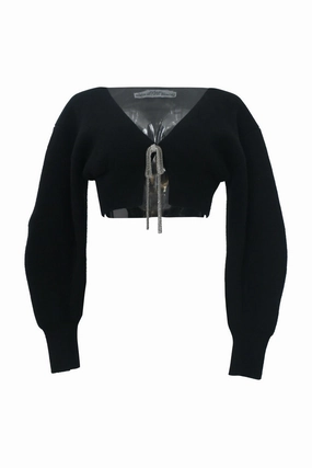 Low Maintenance Interlock Ribbed Collar [WW38546] T By Alexander Wang | Knitwear